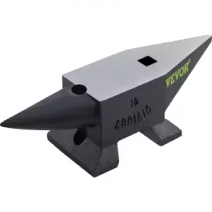 Image of VEVOR Cast Iron Anvil, 22 Lbs(10kg) Single Horn Anvil with Large Countertop and Stable Base, High Hardness Rugged Round Horn Anvil Blacksmith, for Ben