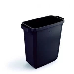 Image of Durable Durabin Slim Bin 60 Litres Black Ref S10496221