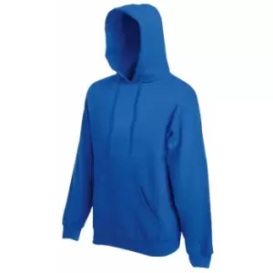 Image of Fruit Of The Loom Mens Hooded Sweatshirt / Hoodie (L) (Royal)