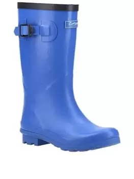 image of Cotswold Childrens Fairweather Wellington Boots - Blue, Size 9 Younger