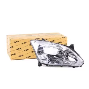 Image of TYC Headlights 20-1051-05-2 Headlamp,Headlight TOYOTA,COROLLA (ZZE12_, NDE12_, ZDE12_)