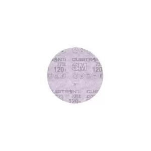 image of 125MM 120+ No Hole Cubitron II Hookit Clean Sanding Film Disc 775L - PK50 - 3M