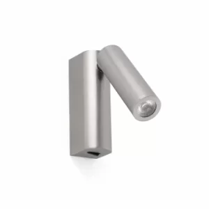 Rob LED Indoor Wall Reading Light Satin Nickel