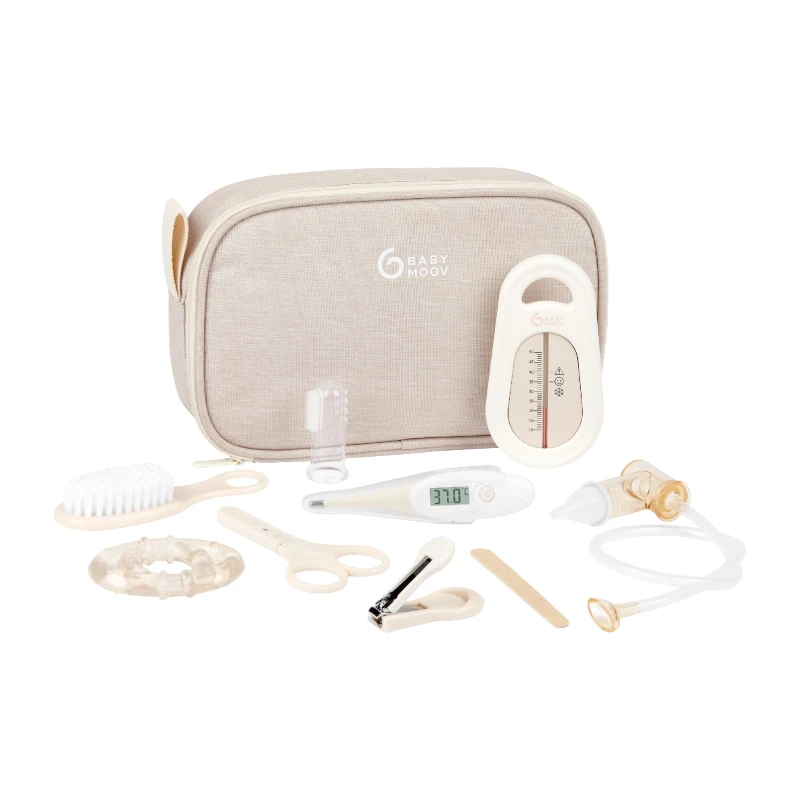 Image of BABYMOOV Baby Care Kit with 9 Accessories Sand Baby ONE SIZE