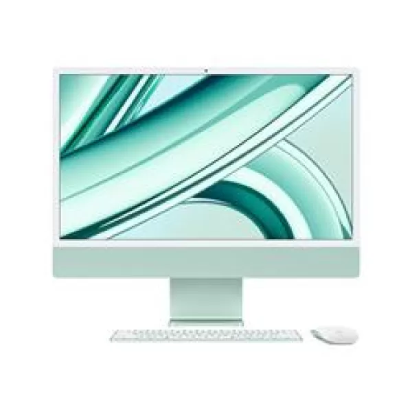 Image of Apple 24-inch iMac with Retina 4.5K display: M3 chip 8-core CPU and 10-core GPU 512GB SSD - Green