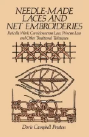 Image of needle made laces and net embroideries reticella work carrickmacross lace