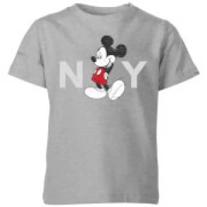 image of Disney NY Kids T-Shirt - Grey - 11-12 Years