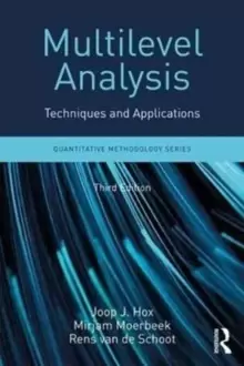 Image of Multilevel Analysis : Techniques and Applications, Third Edition