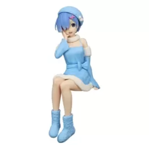 Image of Re:Zero Noodle Stopper PVC Statue Rem Snow Princess 14 cm