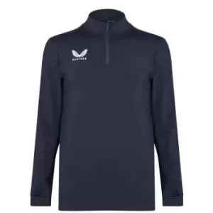 Image of Castore USA quarter Zip Sweater Mens - Blue
