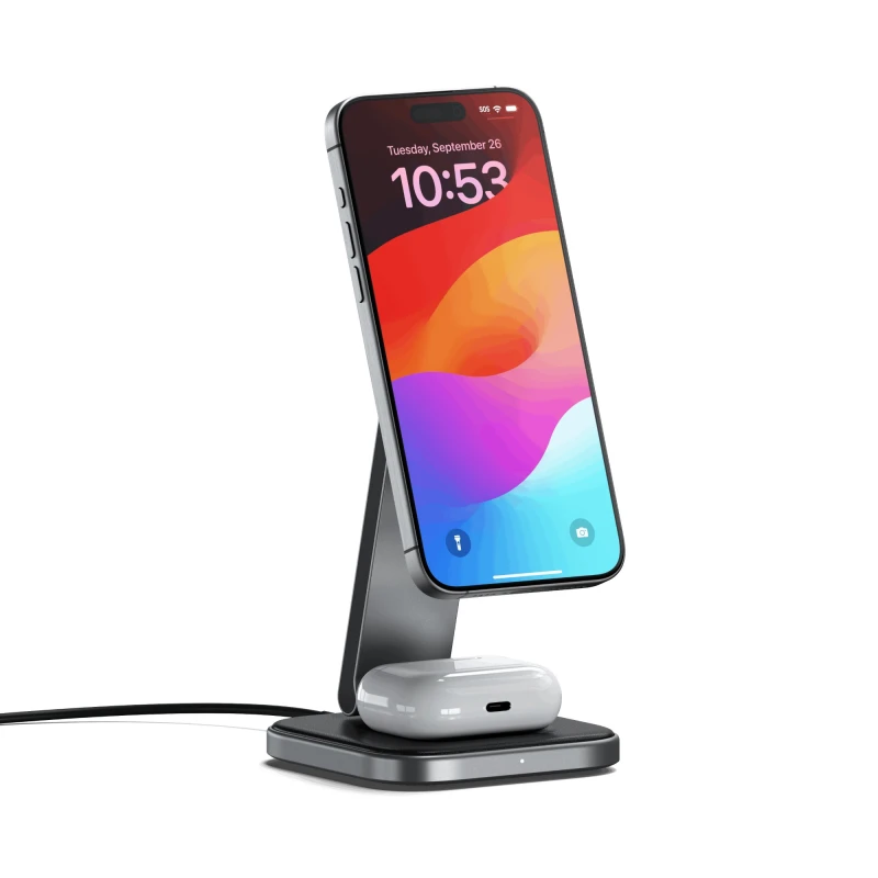 Image of Satechi ST-Q21FM mobile device charger Headphones. Smartphone Grey USB