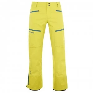 image of Marmot Free Ride Ski Pants Mens - Yellow