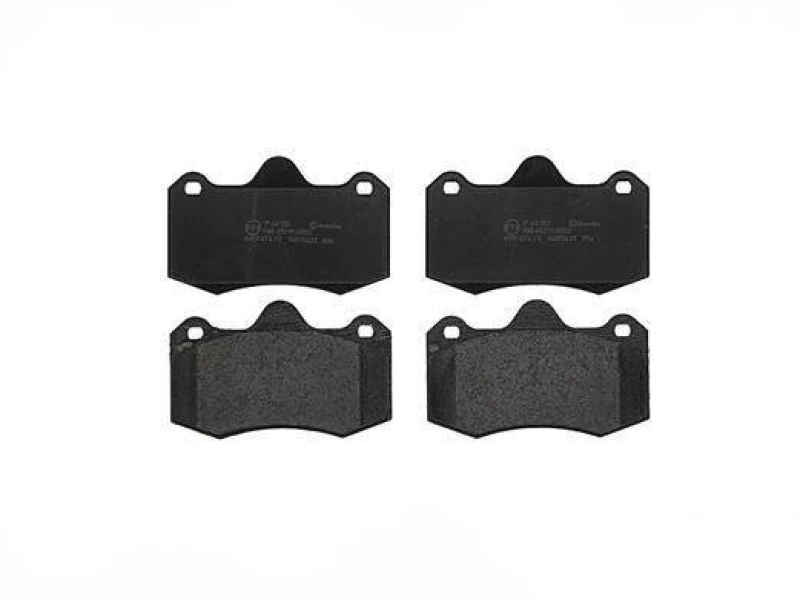 Image of BREMBO P 68 051 Brake pad set PRIME LINE excl. wear warning contact, without accessories, with anti-squeak plate Brake Pad Set,disc brake (402)