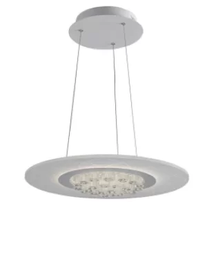 Image of HIMALAYA LED Pendant Ceiling Light White 3360lm 4000K 50x6.5cm