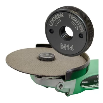 Image of Spectre - Heavy Duty Angle Grinder Disc Quick Change Locking Flange Nut Quick Release M14
