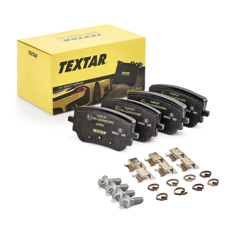 Image of Brake pad set TEXTAR 2298701