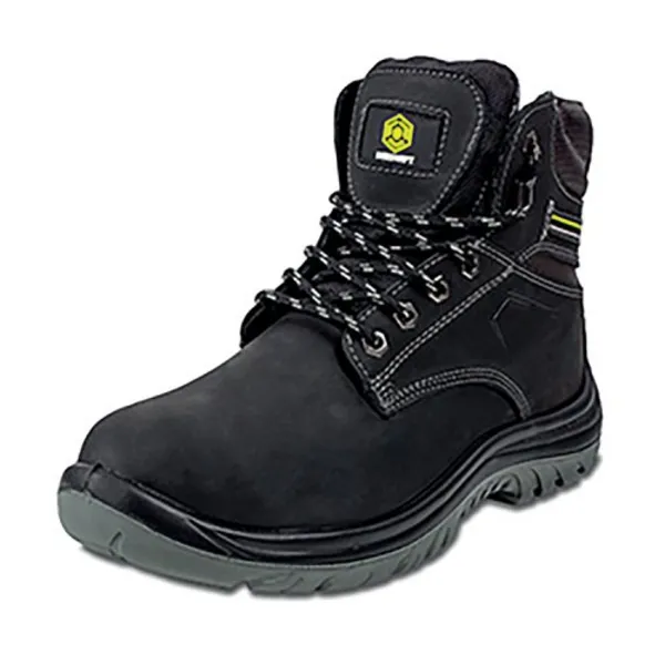 image of Beeswift Beeswift Dual Density PU Steel Toe Cap Ankle Boots 1 Pair Black 05 CF56BL05