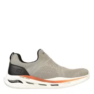 Image of Skechers Arch Fit Orvan Denison Mens Slip on Trainers - Brown