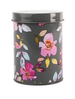 image of Summerhouse By Navigate Gardenia Canister - Grey Floral