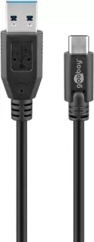 Image of Goobay Sync & Charge Super Speed USB-C to USB A 3.0 Charging...