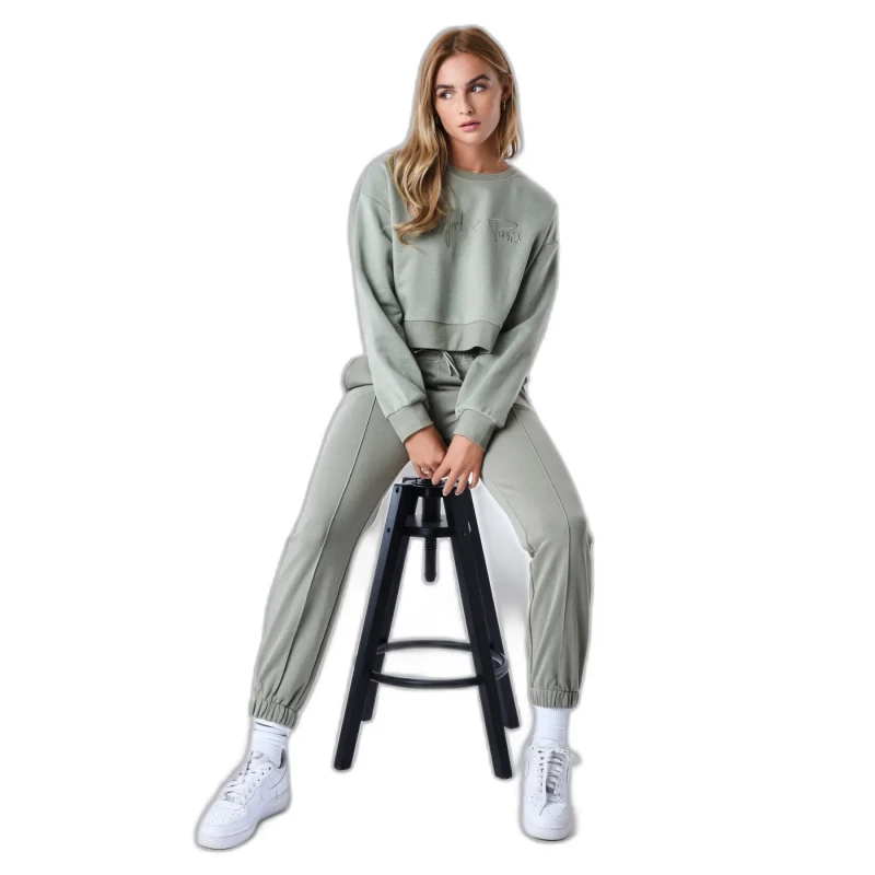 Image of Project X Paris Sweatshirt court ample woman Project X Paris Basic Vert Female M F212103_KH2