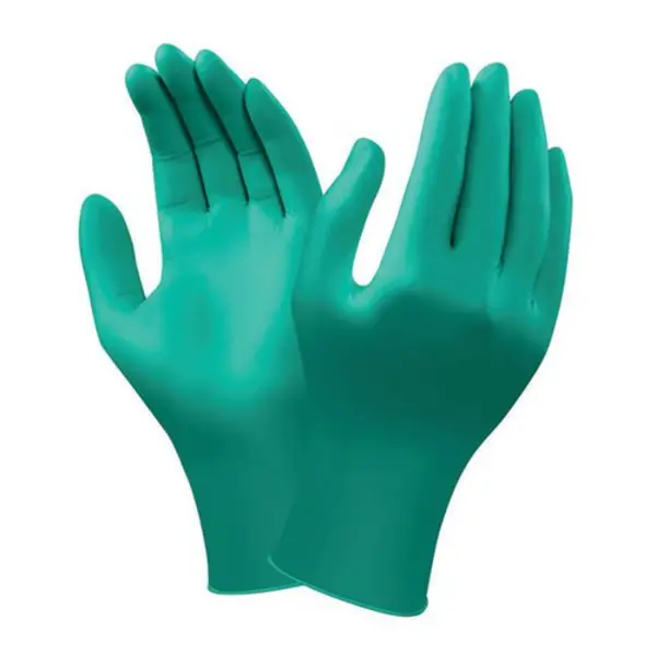 Image of TouchNTuff Ansell Touch N Tuff 92-600 Latex Gloves (Pack of 1000) Green S AN92-600S