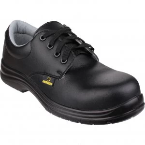 Amblers Safety FS662 Metal Free Water Resistant Lace Up Safety Shoe Black Size 5