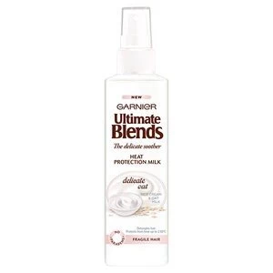 Image of Garnier Ultimate Blends Oat Milk Heat Protection Spray 150ml