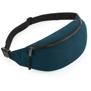 image of Unisex Recycled Belt Bag (One Size) (Petrol) - Bagbase