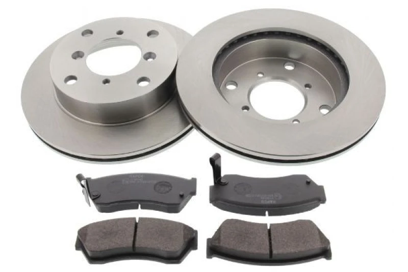 Image of MAPCO 47593 Brake disc and pads set Front Axle, Brake Disc Type: Vented Brake Set,disc brakes (3405)