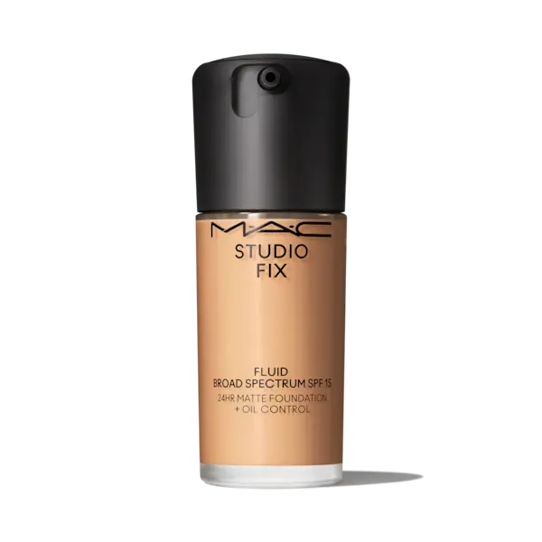 Image of MAC Studio Fix Fluid SPF 15 Foundation - NC30 - Soft-Matte Finish - 24hr Medium-To-Full Coverage - 30ml - MAC Cosmetics