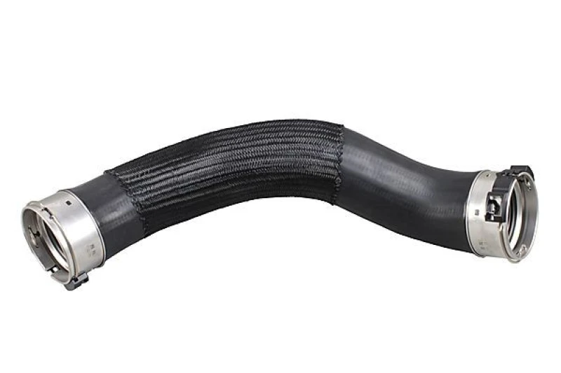 Image of METZGER 2400977 Turbocharger Hose GREENPARTS with clamps, Rubber with fabric lining Rubber with fabric lining Charger Intake Hose (3314)