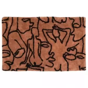 Image of Furn Everybody Bath Mat (One Size) (Pecan/Black)