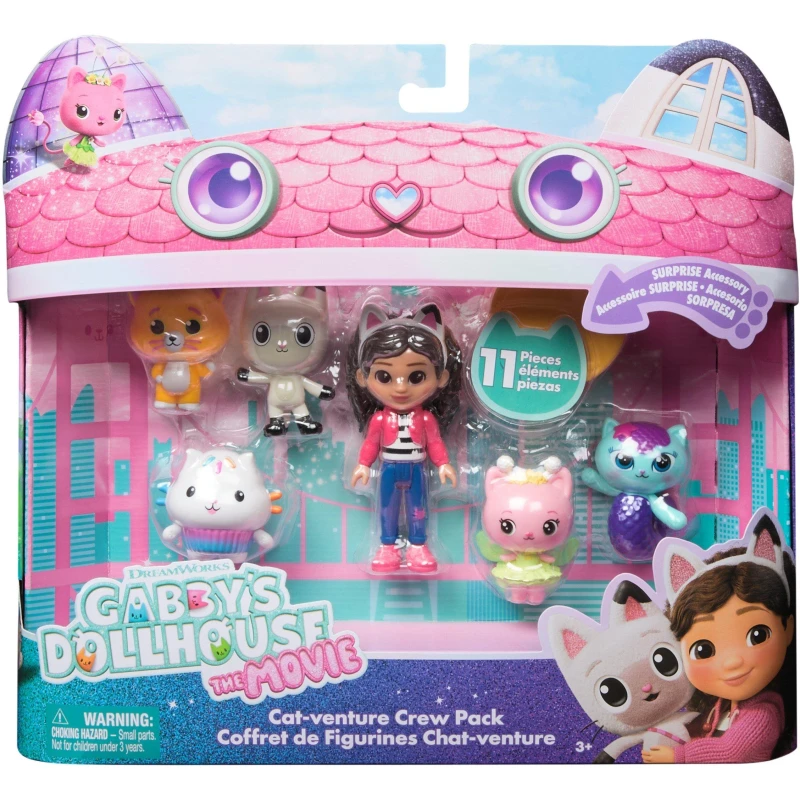 Image of Gabbys Dollhouse The Movie Figure Set Plastic Toys One Size Multi 70749899000