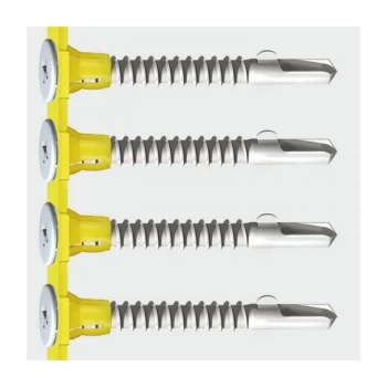 Image of 00044COLLW Collated Wing Tip Screw Ruspert 4.8 x 44mm Box of 1,000 - Timco
