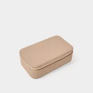 Image of Tan Pebble Jewellery Box 'A Little Sparkle' KLB3012