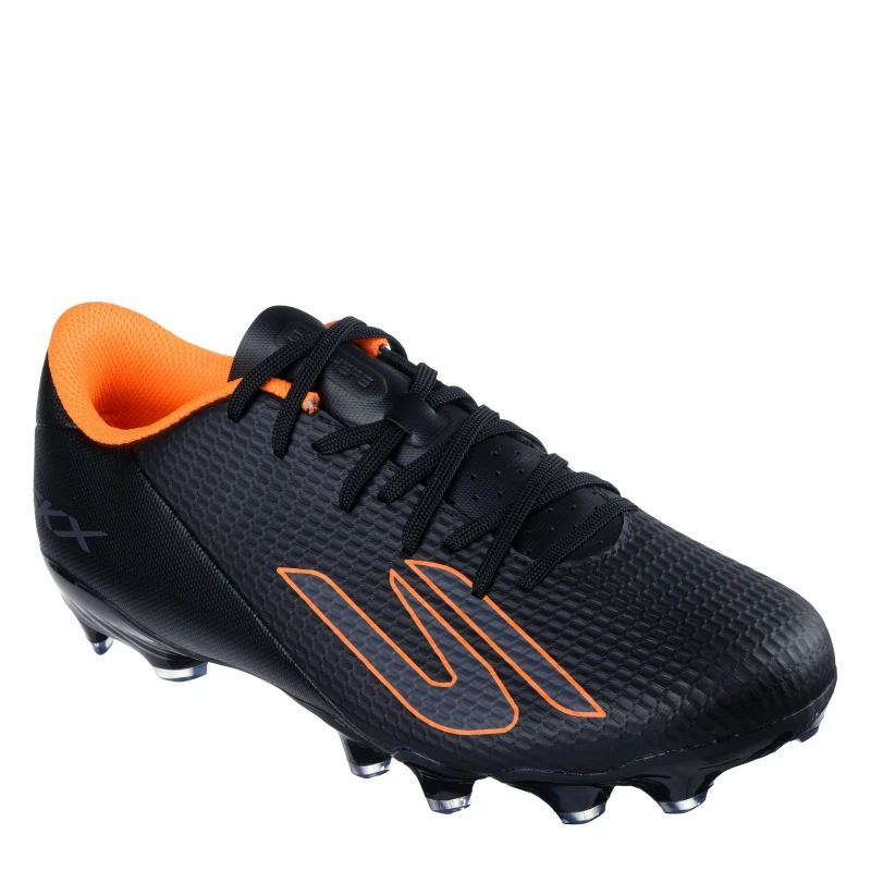Image of Skechers SKX.2 Academy Adults Firm Ground Football Boots Black/Orange male 6 (39.5)