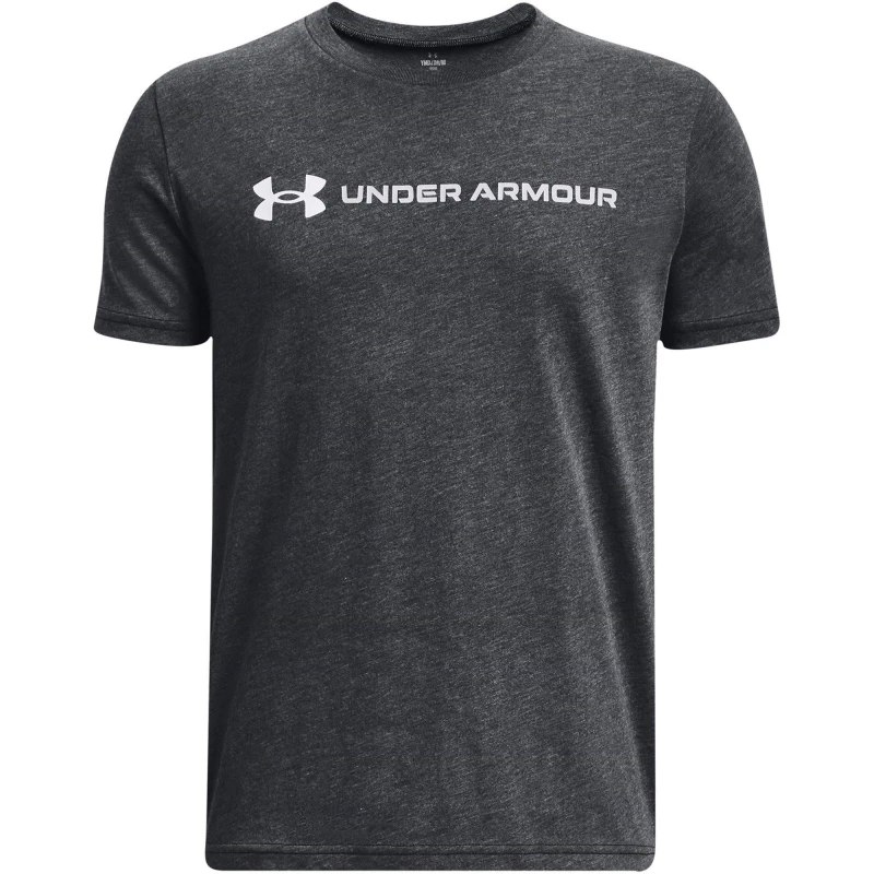 Image of Under Armour B LOGO WORDMARK SS - Black 9 - 10 Years