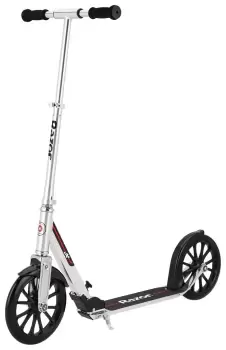 image of Razor A6 Folding Kick Scooter for Kids & Adults - Silver