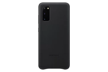 Image of Samsung Leather Cover Cover Samsung Galaxy S20 Black