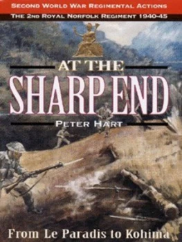 Image of At the Sharp End by Peter Hart Hardback