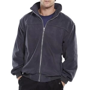 Image of Click Workwear Endeavour Fleece with Full Zip Front 3XL Grey Ref