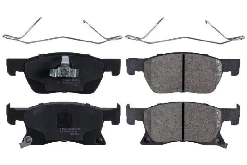 Image of Blue PRINT ADW194218 Brake pad set Front Axle, with acoustic wear warning, with staples Brake Pad Set,disc brake (402)
