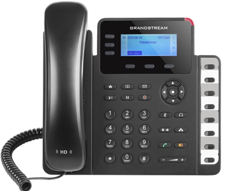 Image of Grandstream Networks GXP1630 IP phone Black. Grey 3 lines LCD