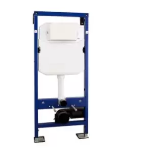 image of 1180mm Wall Mounted WC Frame with Dual Flush Cistern