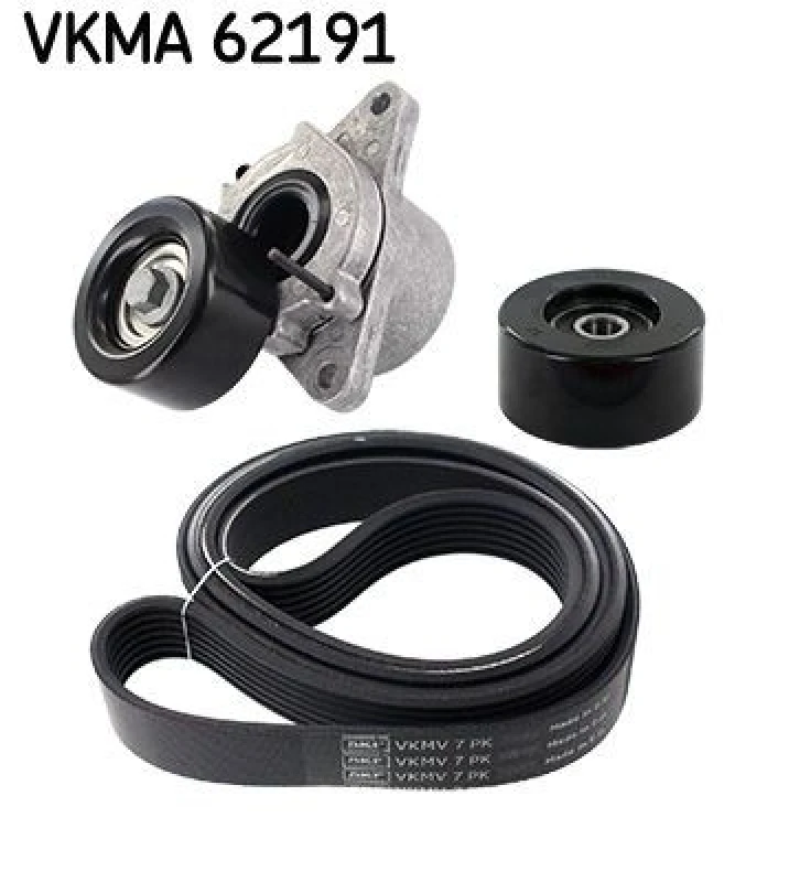 Image of SKF V-Ribbed Belt Set SKF VKMA 62191