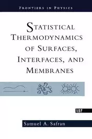 Image of Statistical Thermodynamics Of Surfaces Interfaces And Membranes