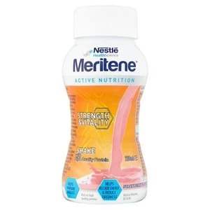 image of Meritene Active Nutrition Strawberry Protien Shake 200ml