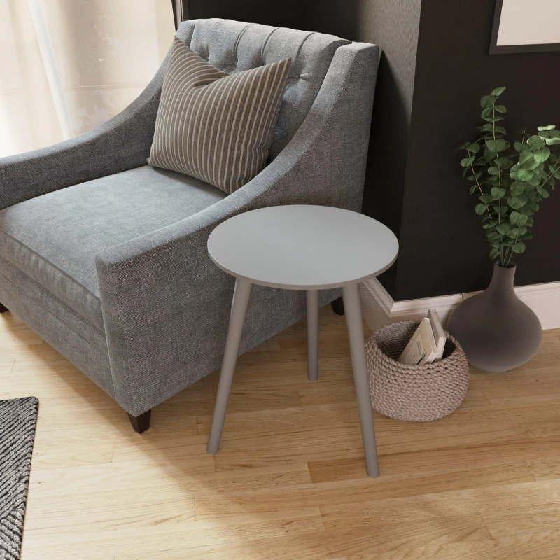 Image of Lassic Vida Designs Round Side Table Grey unisex One Size