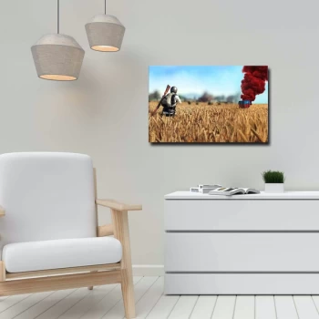 Image of 45702019C - 057 Multicolor Decorative Canvas Painting